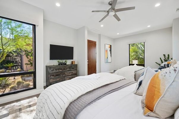 Bedroom, Interior, Recessed Lighting