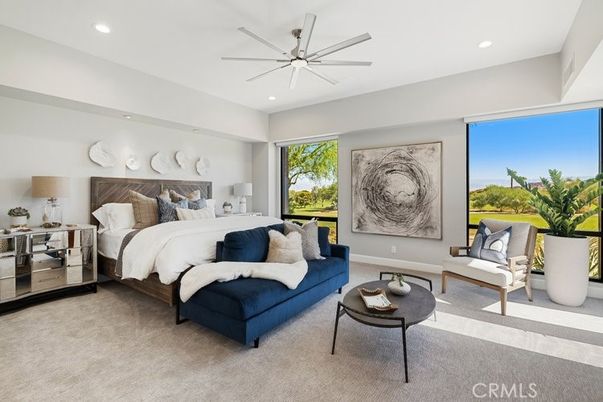 Bedroom, Interior, Recessed Lighting