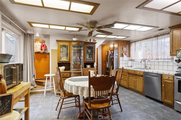 Dining room, Interior, Kitchen, Tile Countertops