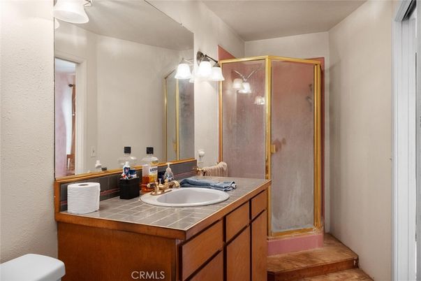 Bathroom, Glass Shower, Interior, Tile Countertops