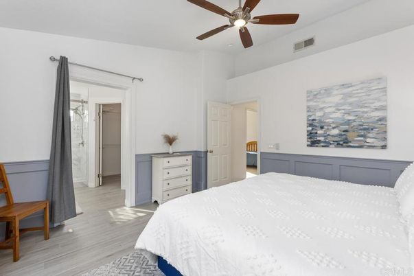 Bedroom, Interior, Wood Texture Flooring