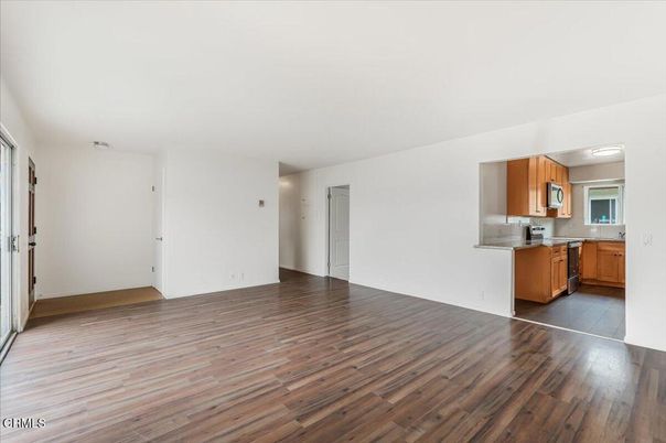 Empty room, Interior, Kitchen, Wood Texture Flooring