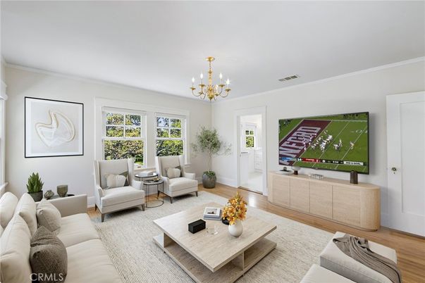 Chandelier, Interior, Living room, Wood Texture Flooring