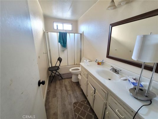 Bathroom, Dual Sink Vanities, Interior, Wood Texture Flooring