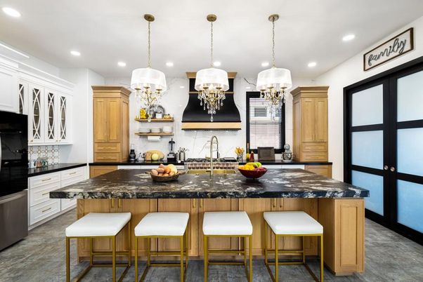 Interior, Kitchen, Pendant Lights, Recessed Lighting