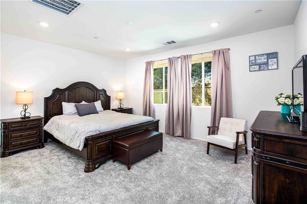 Bedroom, Interior, Recessed Lighting