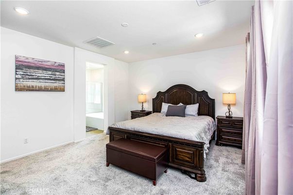 Bedroom, Interior, Recessed Lighting