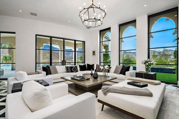 Chandelier, Interior, Living room, Recessed Lighting