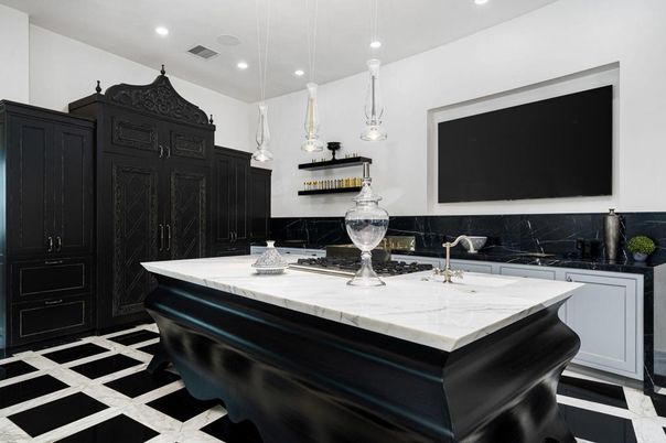 Interior, Kitchen, Pendant Lights, Recessed Lighting