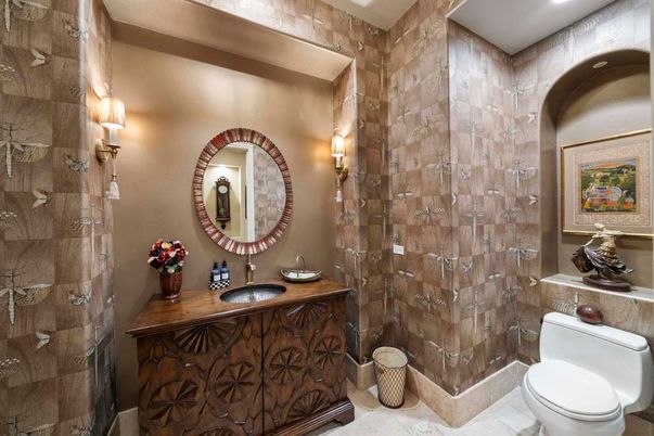 Bathroom, Interior, Recessed Lighting
