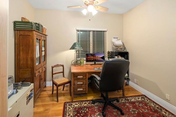 Home Office, Interior, Wood Texture Flooring