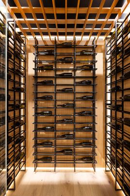 Interior, Wine Storage, Wood Texture Flooring