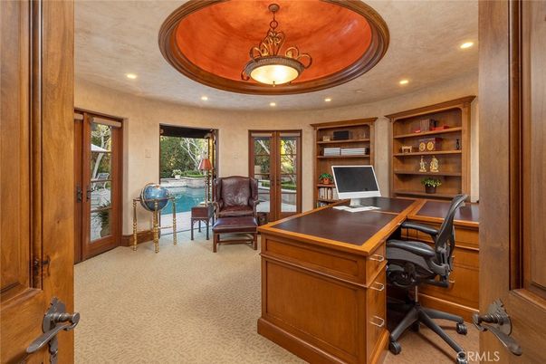 Home Office, Interior, Pendant Lights, Recessed Lighting