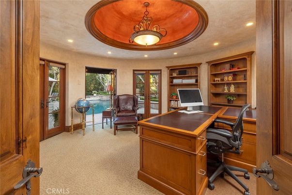 Home Office, Interior, Pendant Lights, Recessed Lighting
