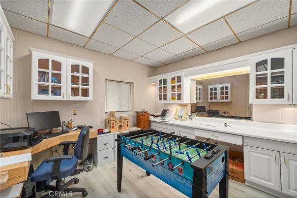 Game Room, Home Office, Interior, Wood Texture Flooring