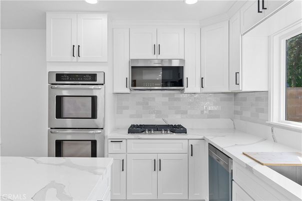 Interior, Kitchen, Recessed Lighting, Stainless Steel Appliances