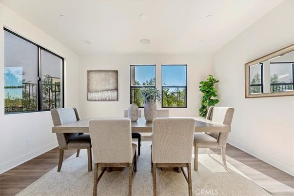 Dining room, Interior, Wood Texture Flooring