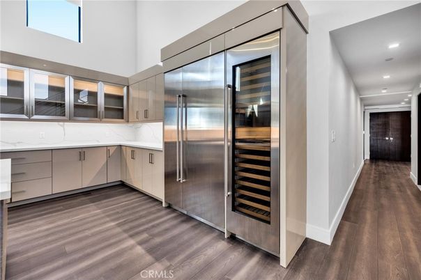 Interior, Recessed Lighting, Stainless Steel Appliances, Wood Texture Flooring