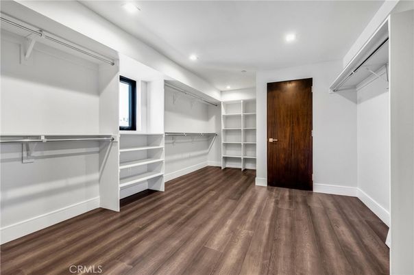Interior, Recessed Lighting, Walk-in Closets, Wood Texture Flooring