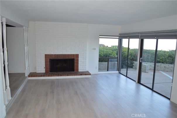 Empty room, Fireplace, Interior, Wood Texture Flooring