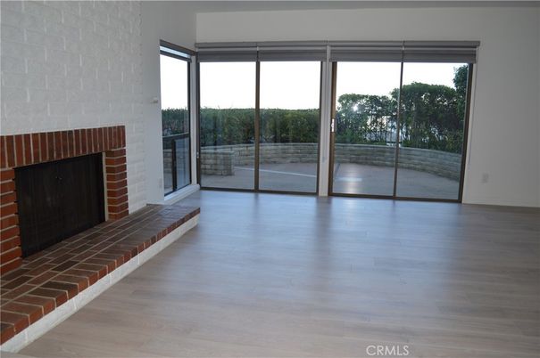 Empty room, Fireplace, Interior, Wood Texture Flooring