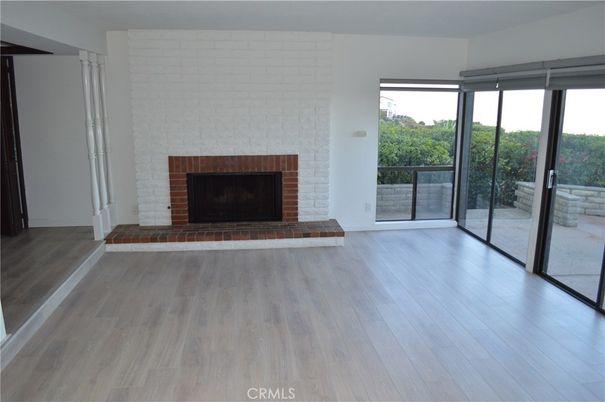 Empty room, Fireplace, Interior, Wood Texture Flooring