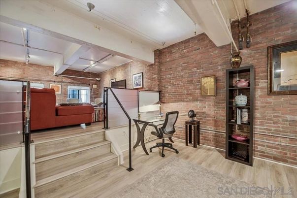 Interior, Stone Walls, Wood Texture Flooring