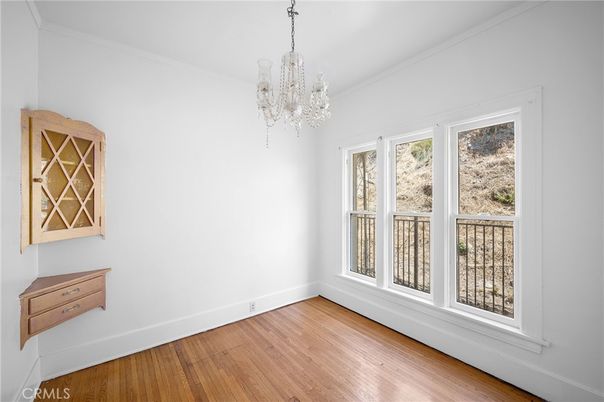 Chandelier, Empty room, Interior, Wood Texture Flooring