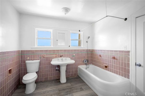 Bathroom, Interior, Wood Texture Flooring