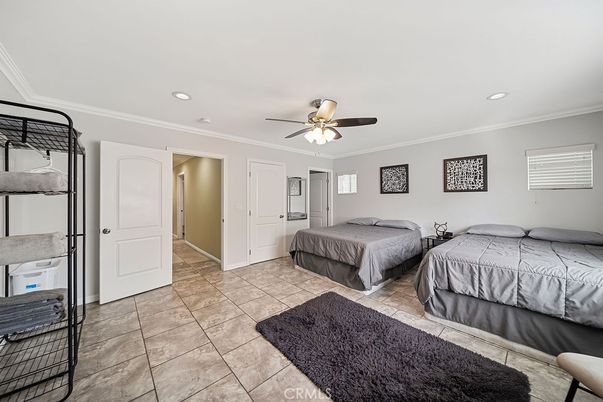 Bedroom, Interior, Recessed Lighting