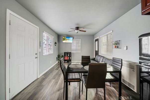 Dining room, Interior, Wood Texture Flooring
