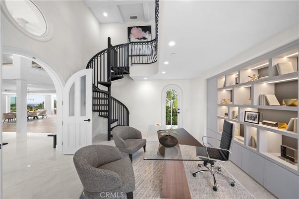 Home Office, Interior, Recessed Lighting