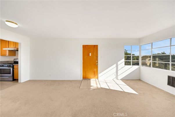 Empty room, Interior, Kitchen, Stainless Steel Appliances