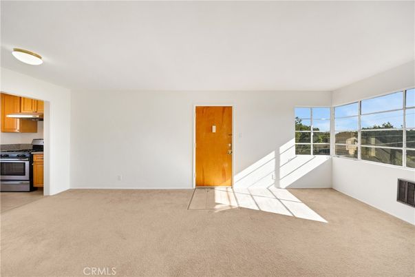 Empty room, Interior, Kitchen, Stainless Steel Appliances