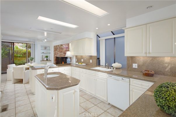 Dining room, Fireplace, Interior, Kitchen, Recessed Lighting