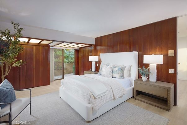 Bedroom, Interior, Wood Texture Flooring, Wooden Walls