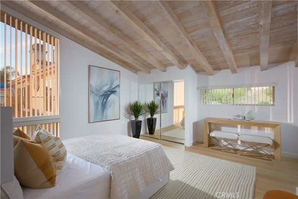 Bedroom, Interior, Wooden Beams, Wooden Ceilings, Wood Texture Flooring