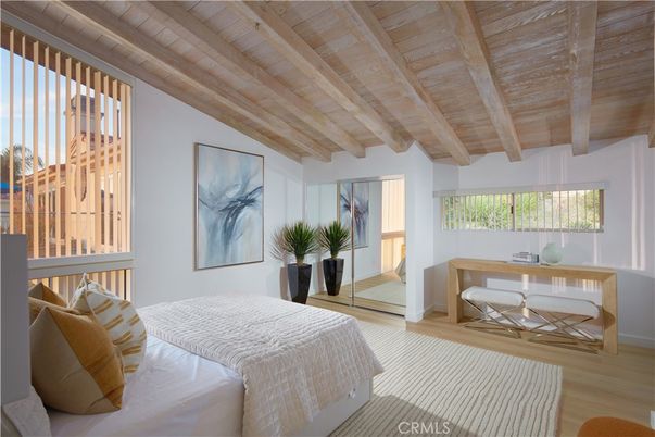 Bedroom, Interior, Wooden Beams, Wooden Ceilings, Wood Texture Flooring