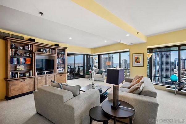 Interior, Living room, Recessed Lighting