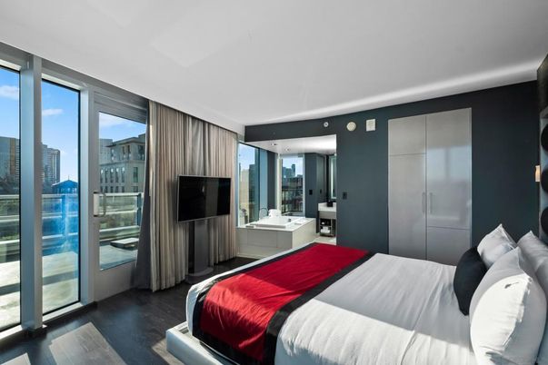 Bedroom, Interior, Wood Texture Flooring