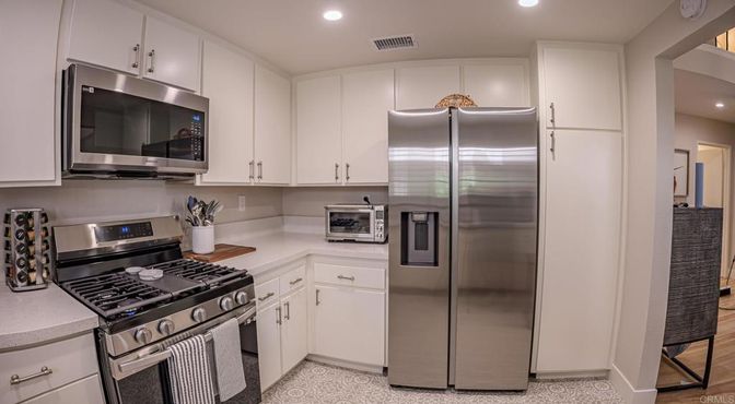 Interior, Kitchen, Recessed Lighting, Stainless Steel Appliances