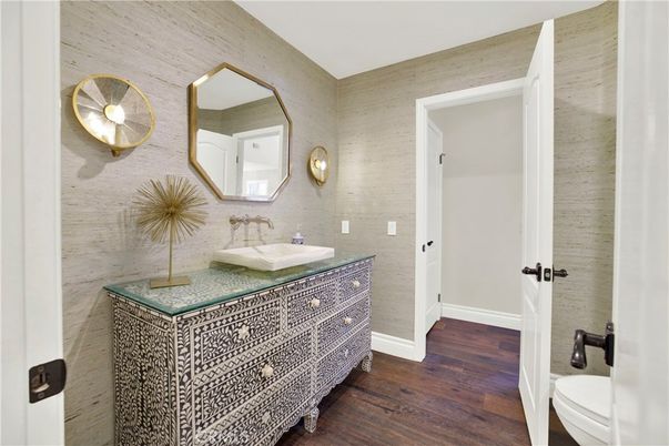 Bathroom, Interior, Wood Texture Flooring