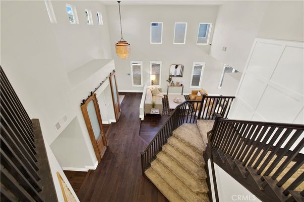 Dining room, Interior, Living room, Pendant Lights, Wood Texture Flooring