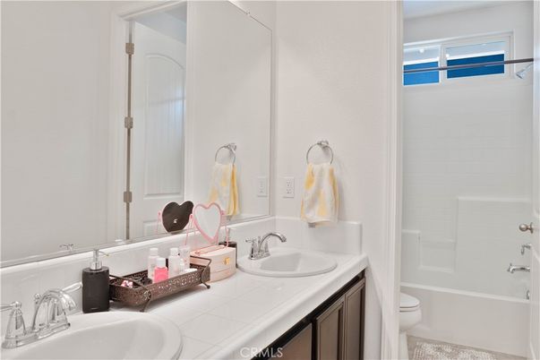 Bathroom, Dual Sink Vanities, Interior, Tile Countertops
