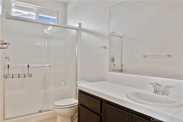 Bathroom, Glass Shower, Interior, Tile Countertops