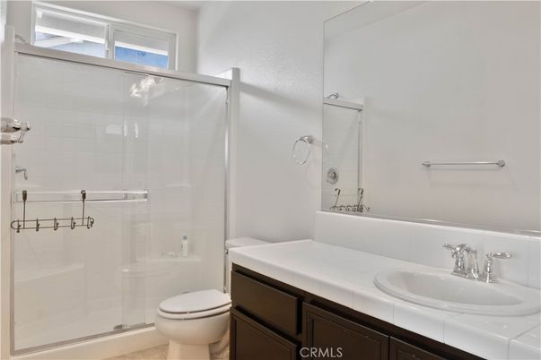 Bathroom, Glass Shower, Interior, Tile Countertops