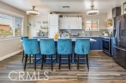 Interior, Kitchen, Pendant Lights, Wood Texture Flooring