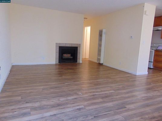 Empty room, Fireplace, Interior, Wood Texture Flooring