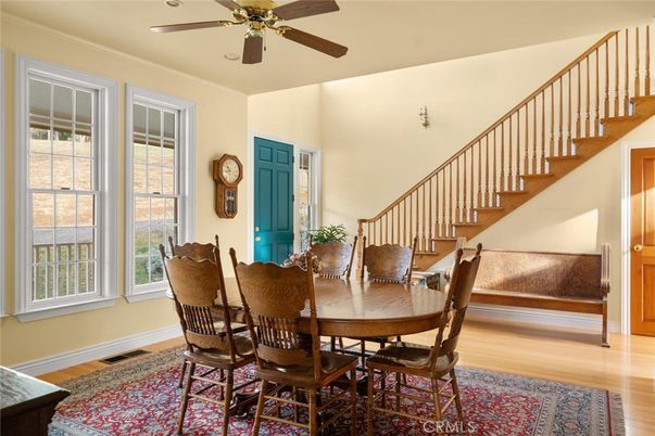 Dining room, Interior, Wood Texture Flooring