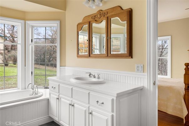 Bathroom, Interior, Wood Texture Flooring